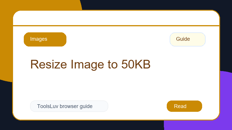 Resize Image to 50KB thumbnail
