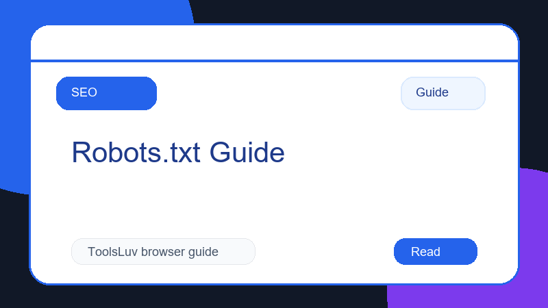 Robots.txt Guide thumbnail