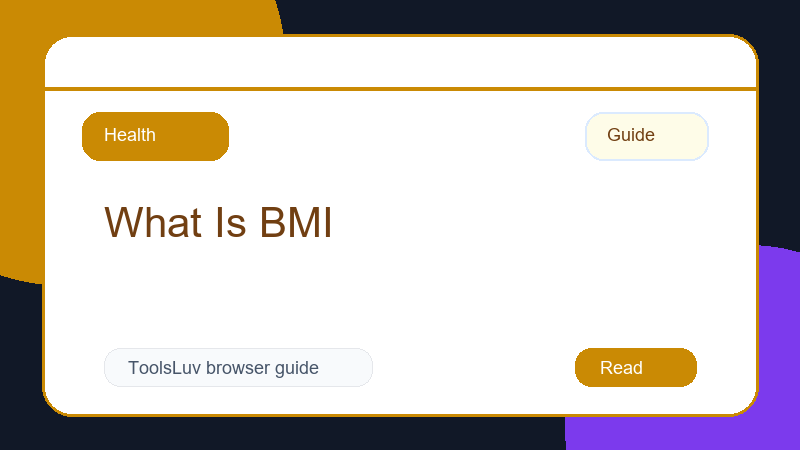 What Is BMI thumbnail