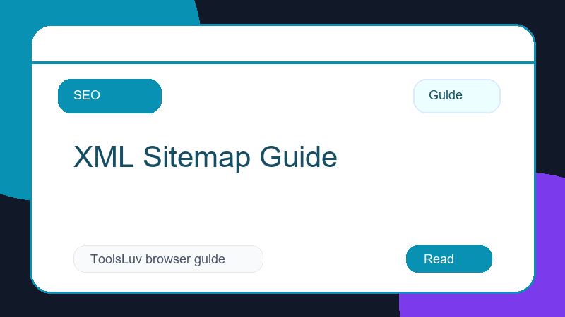 XML Sitemap Guide thumbnail